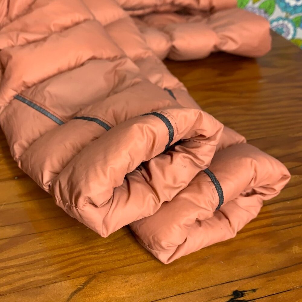 Adidas Sample Peach Down Puffer Jacket Size:S - image 8